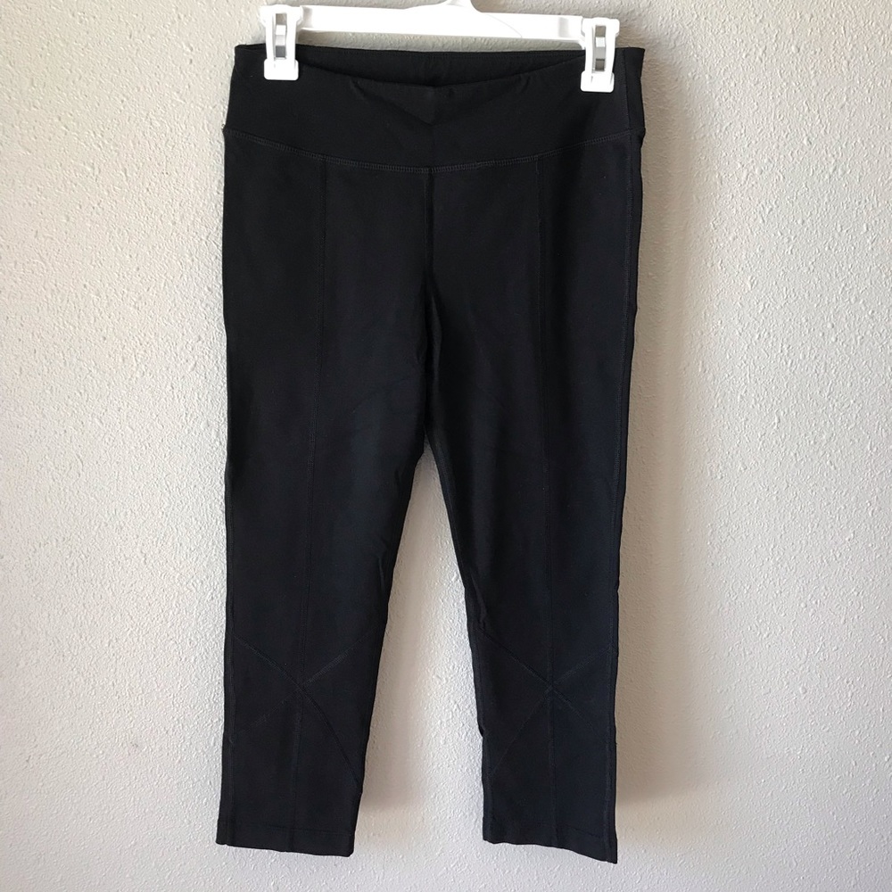 PrAna black cropped leggings size medium